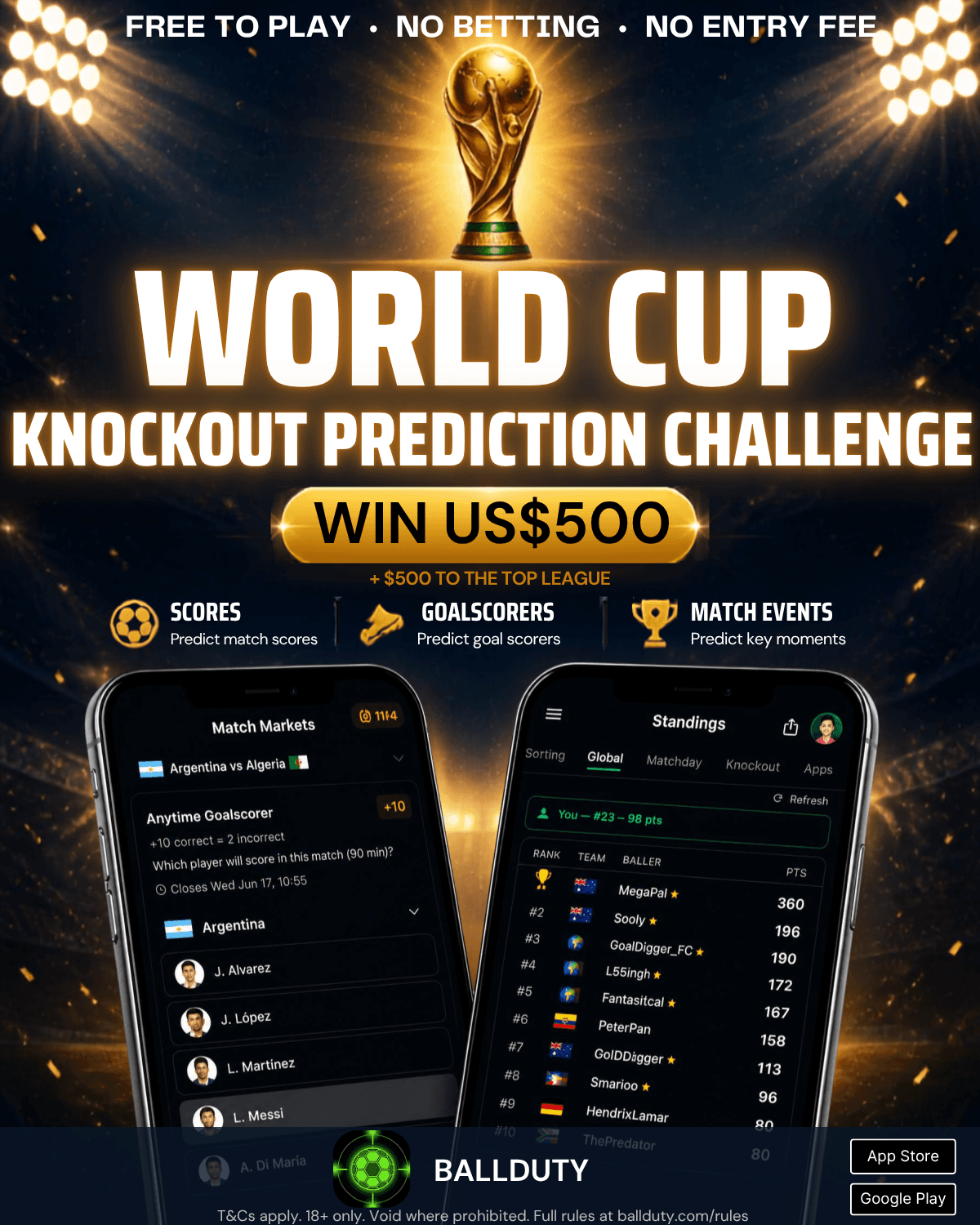 BallDuty Football '26 Prize Contest